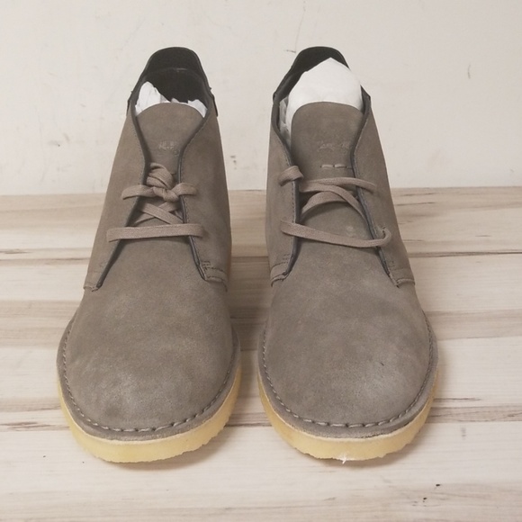 NWB Coach Kingston Suede Chukka Boot Fog Grey - Picture 3 of 8